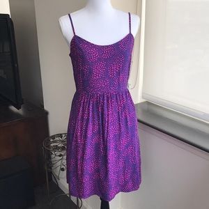 Gap blue and pink printed sundress